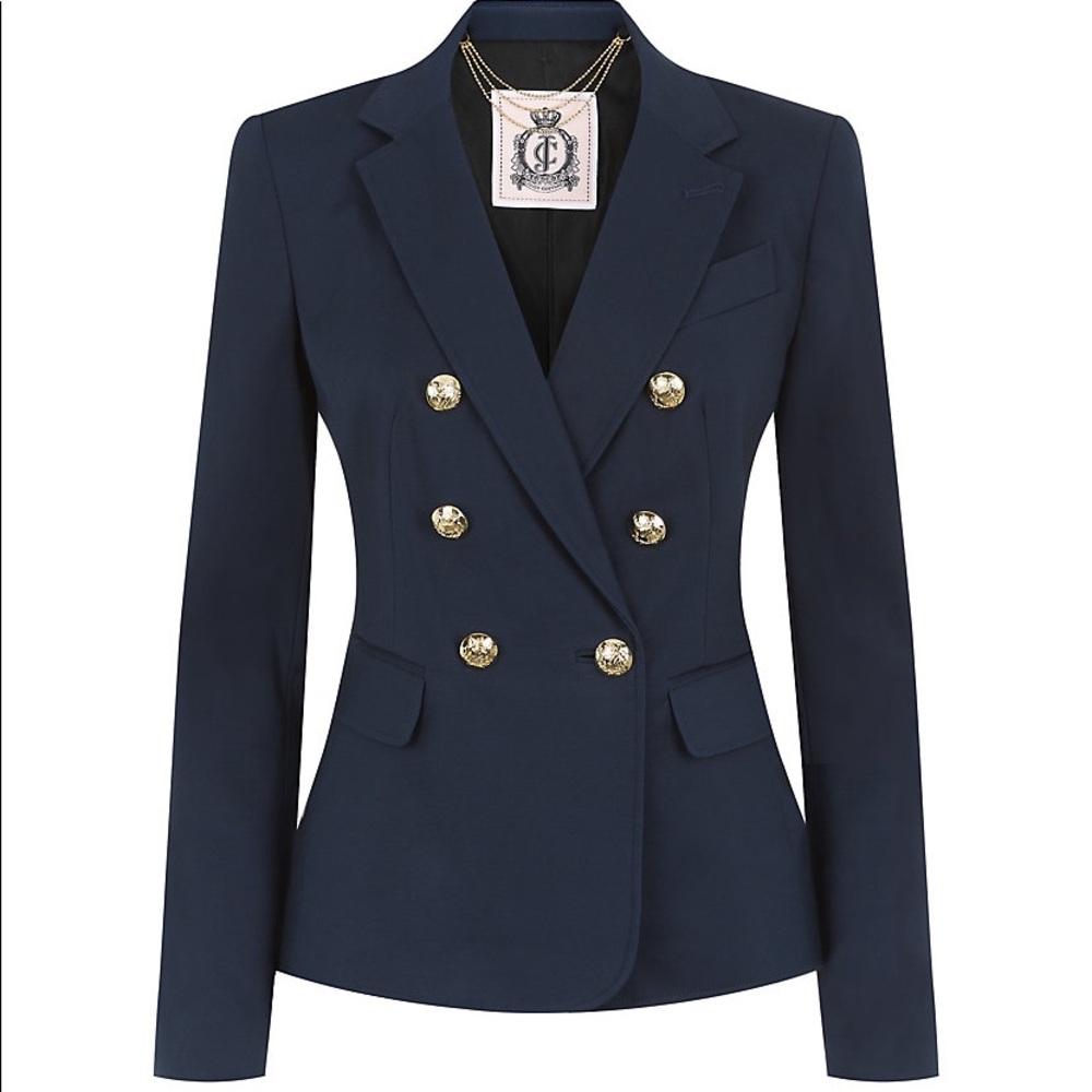 navy blazer double breasted blazer NWT